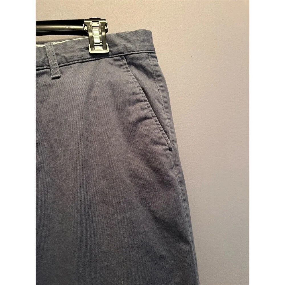 J.Crew Chino Pants Men's W36 L30 Blue Straight Leg Stretch Casual Workwear - Picture 4 of 8